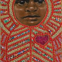 Icon to a Stolen Child - Wadyanda (Causing fire) 2015 20 x45cm