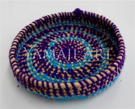 M Williams - Purple Woven Basket